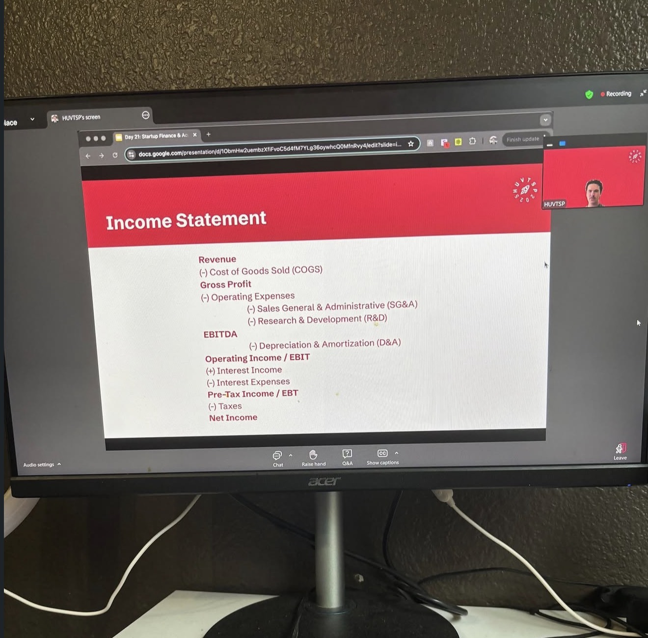 A lesson from the Harvard HUVTSP course on Rehan Raj's PC
